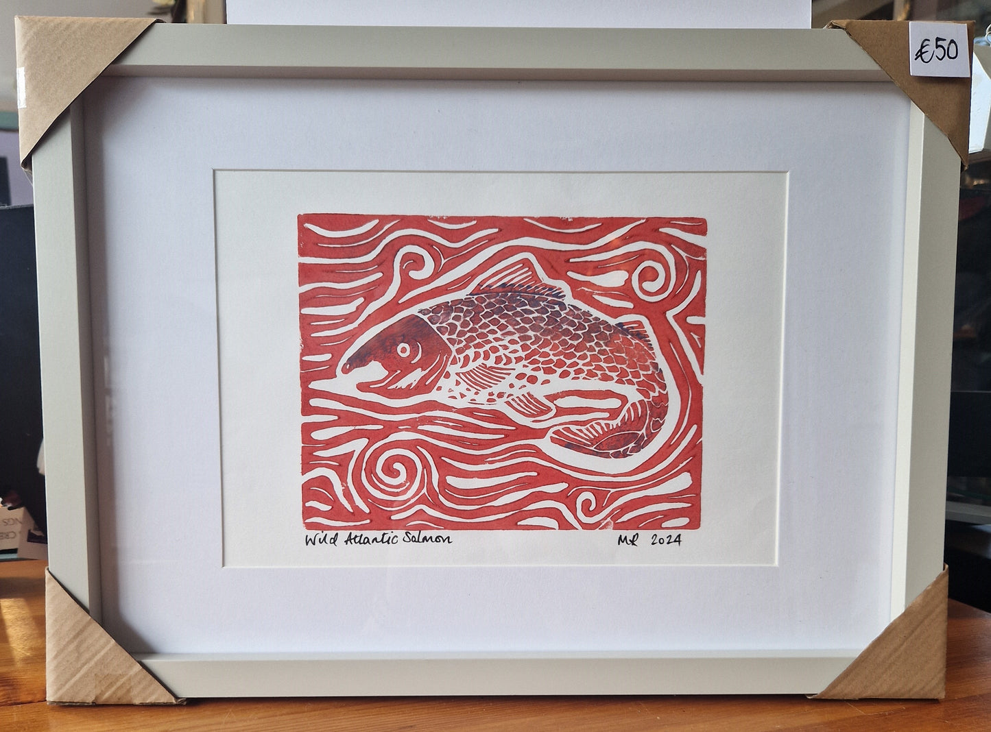 Wooden N Things - Framed Original Lino Prints (13.5" x 18")