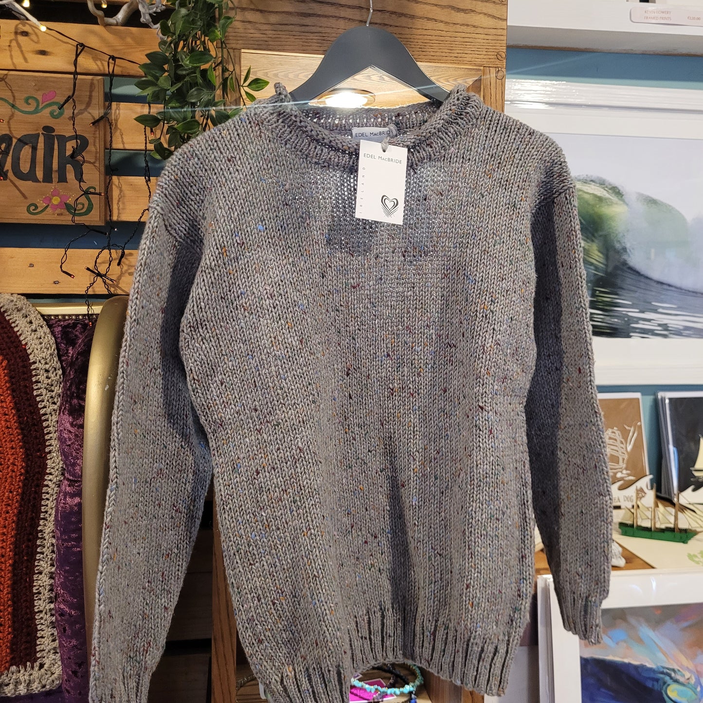 Sliabh Liag Grey Sweater