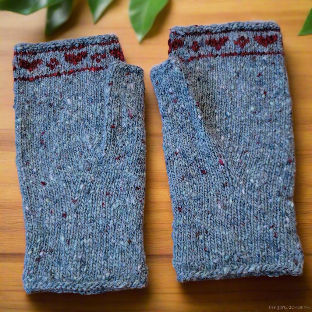 Handknit Wool Hats & Gloves