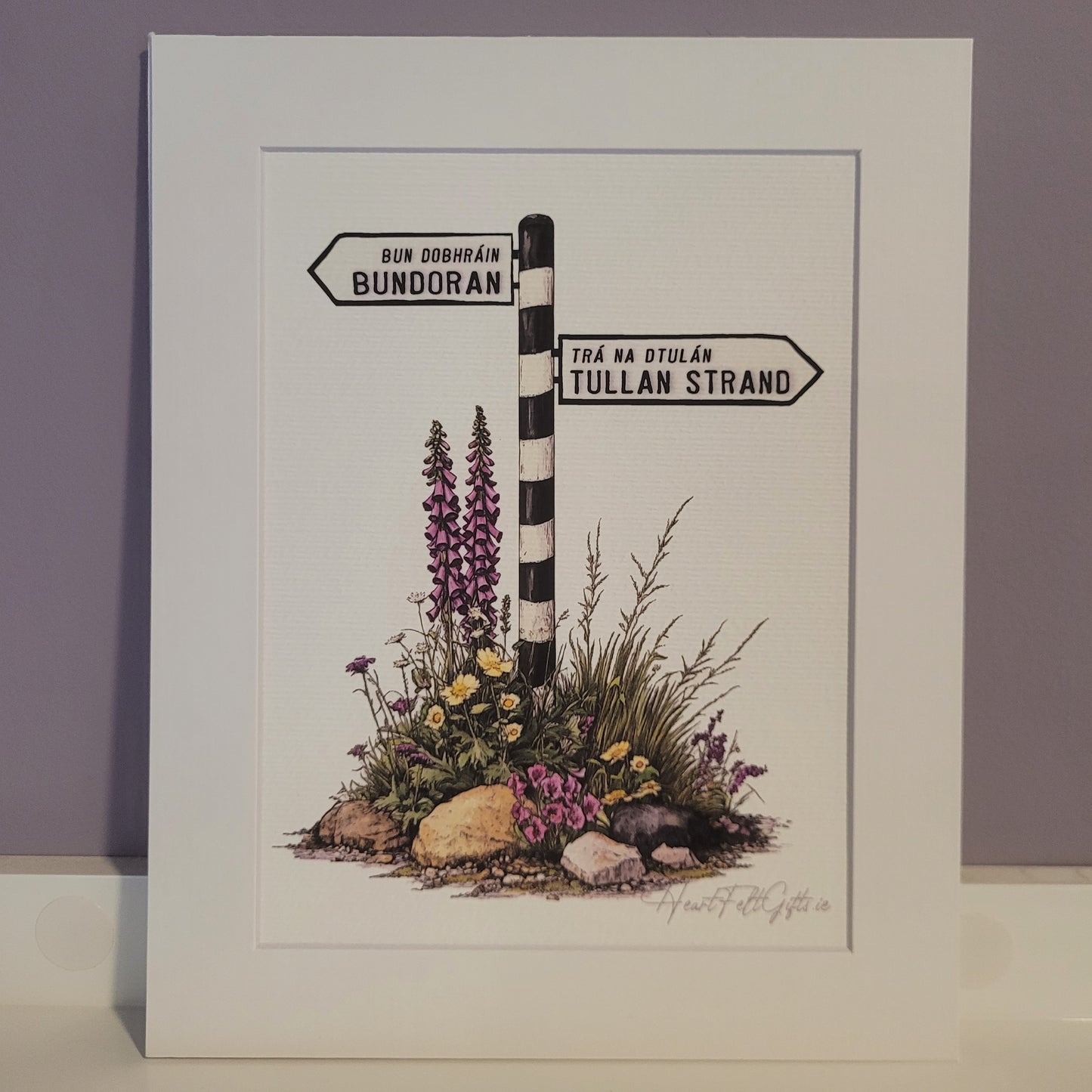 Irish Road Sign Print