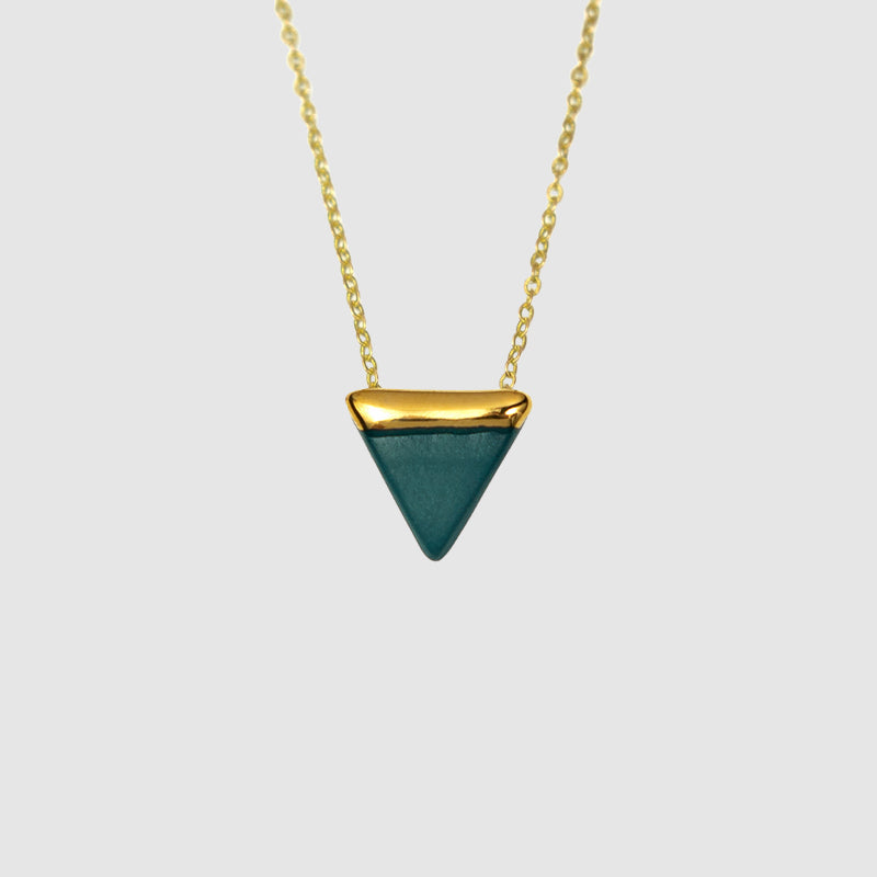 DANÚ - Triangle and Gold Necklace