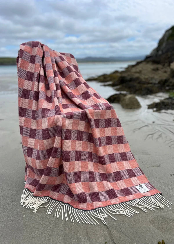 Mc Nutt Of Donegal Pure Wool Throw