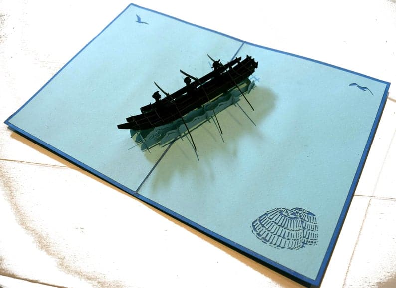The Old Sea Dog - Pop Up Cards