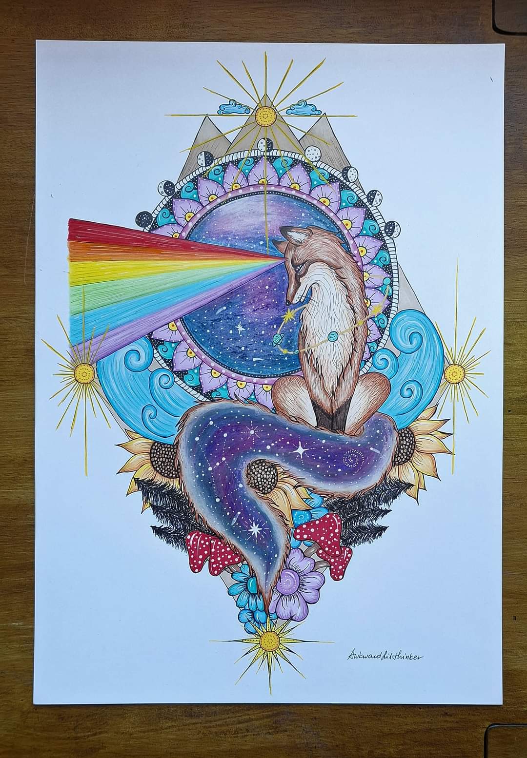 Awkward Lil Thinker - A6 Prints