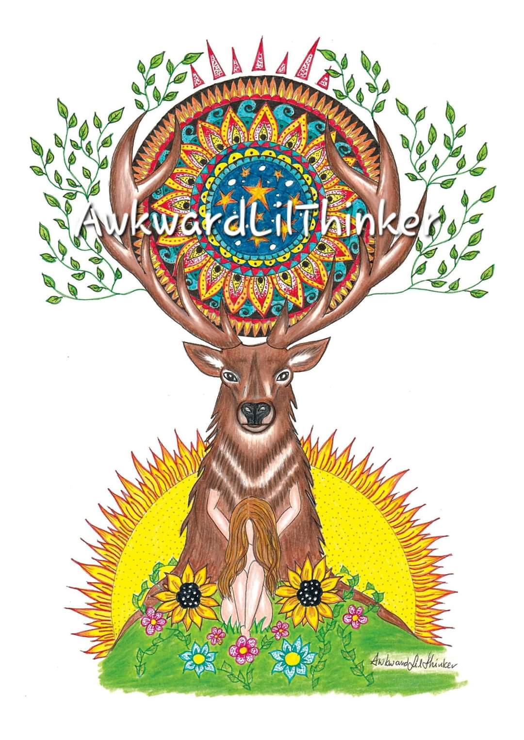 Awkward Lil Thinker - A6 Prints