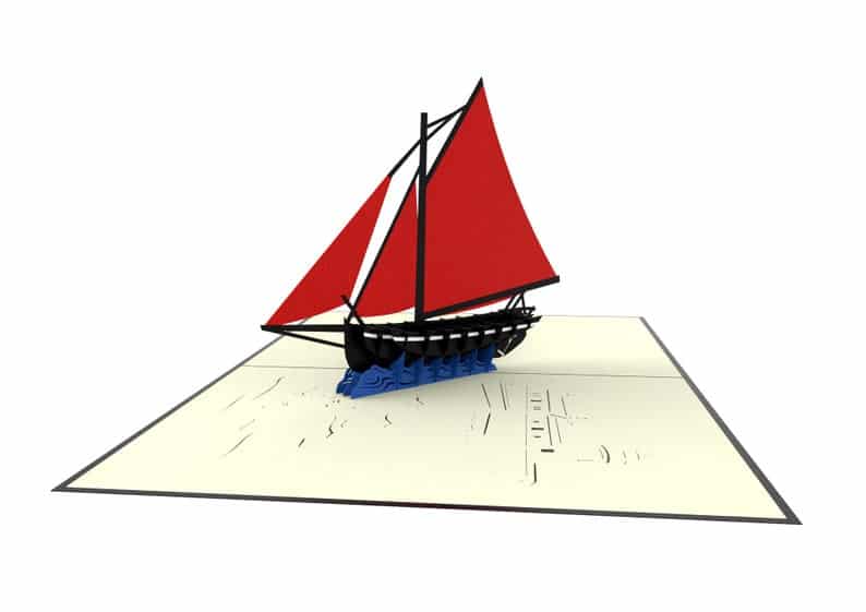 The Old Sea Dog - Pop Up Cards