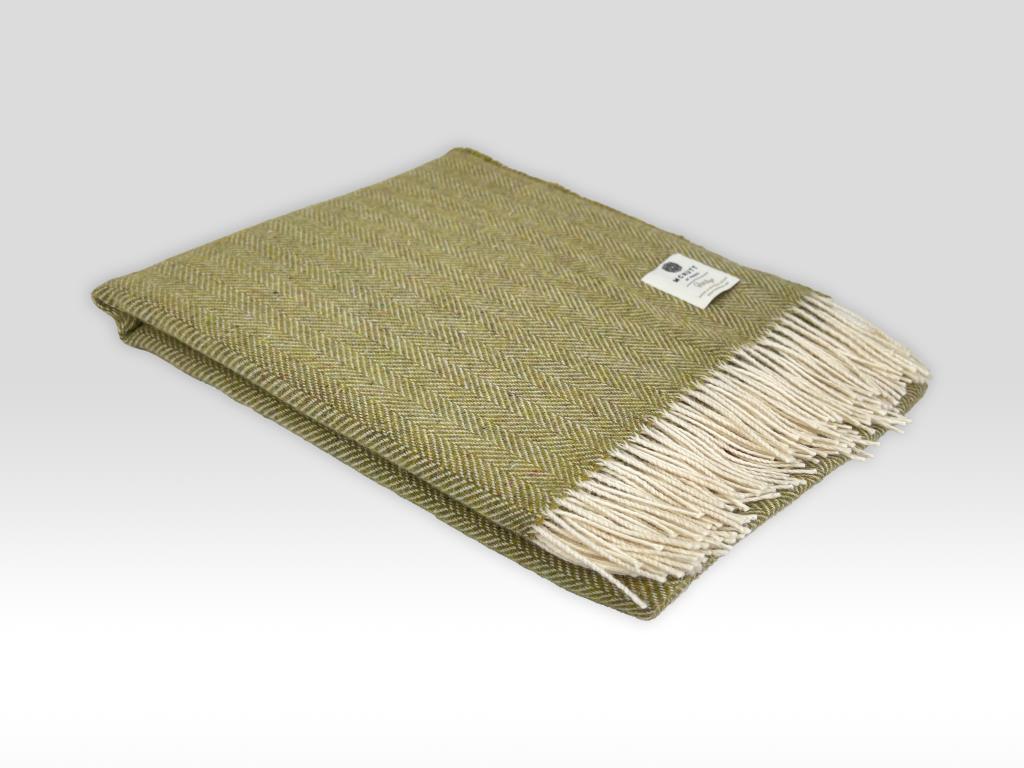 Mc Nutt Of Donegal Pure Wool Throw