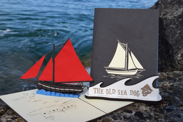 The Old Sea Dog - Pop Up Cards