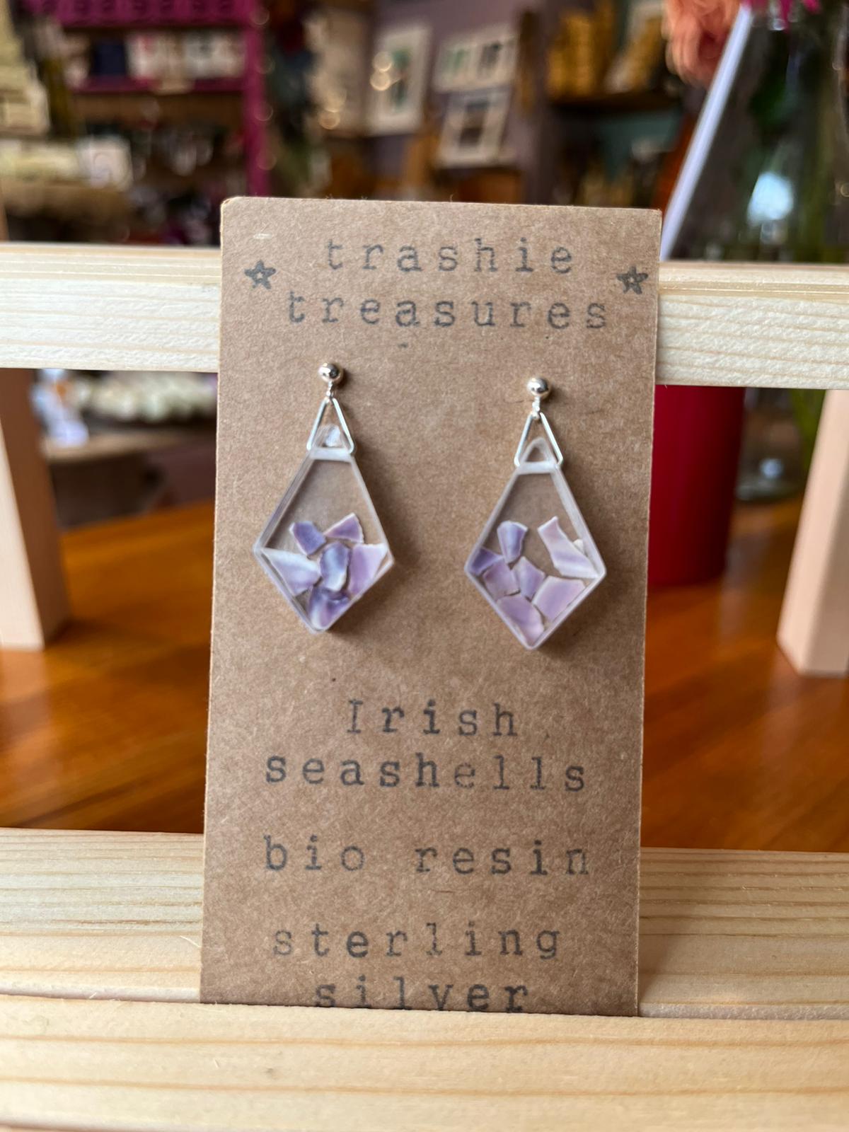Trashie Treasures Drop Earrings (Sterling Silver)