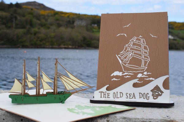 The Old Sea Dog - Pop Up Cards