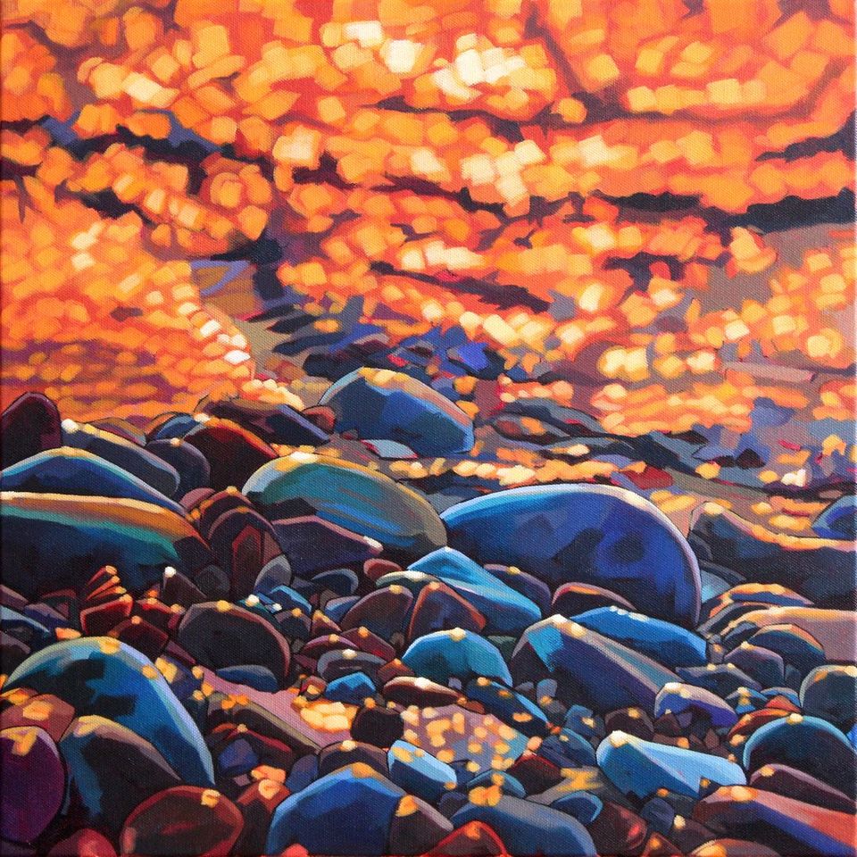 Kevin Lowery - Framed Pebble Prints