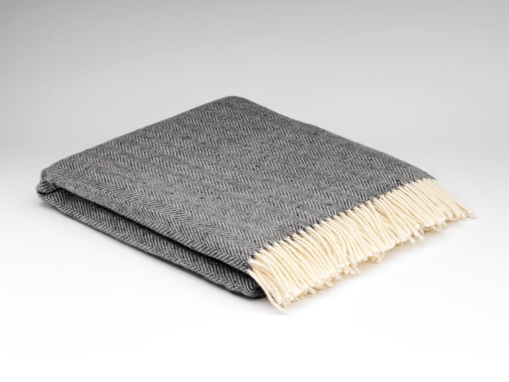 Mc Nutt Of Donegal Pure Wool Throw