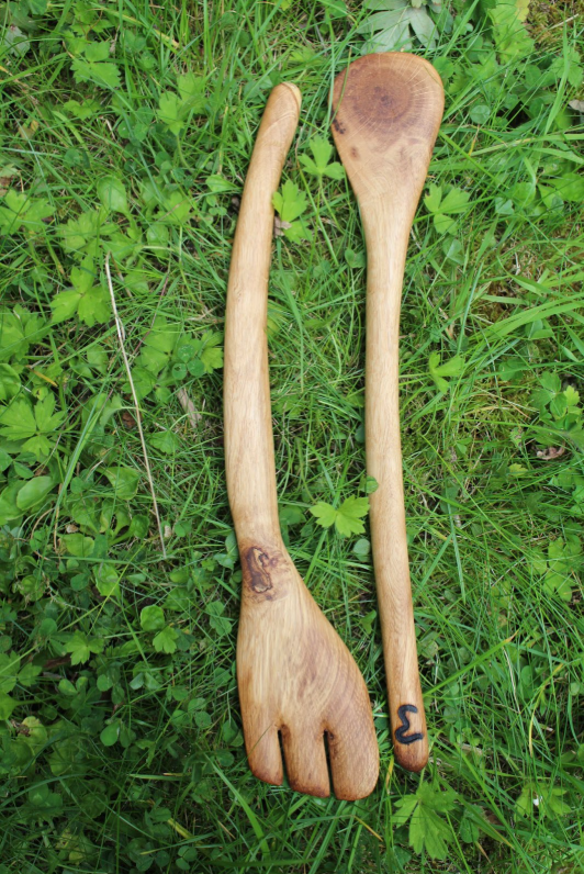 Wooden Knives, spatulas & salad servers by WyldeThought