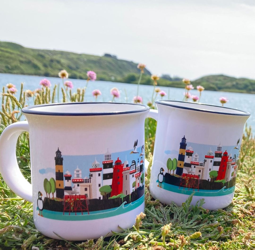 'The Designer Of Things' - Lighthouses of Ireland Vintage Mug