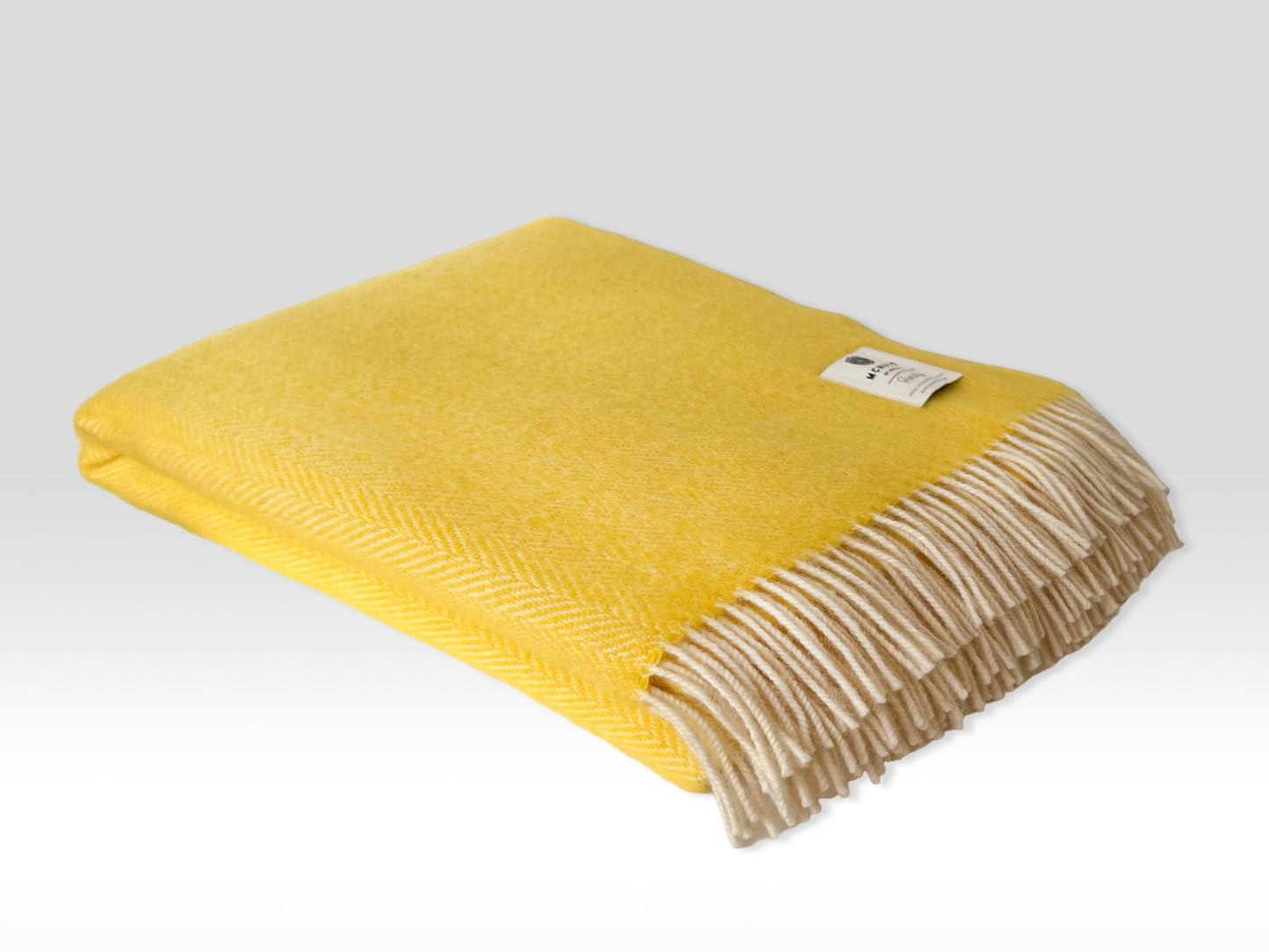 Mc Nutt Of Donegal Pure Wool Throw