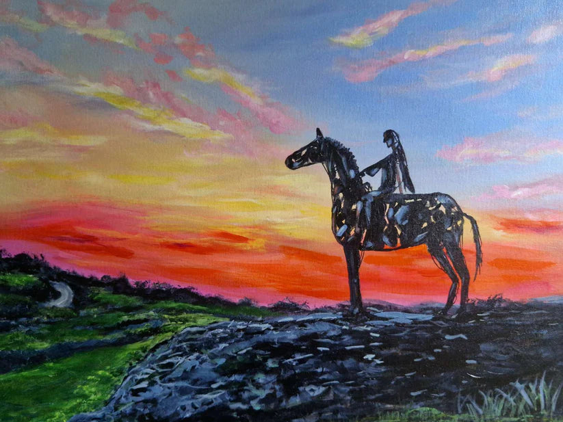 Margaret Rattigan - Collection of Art Prints Mounted 9" x 9". print size 5" x 5"