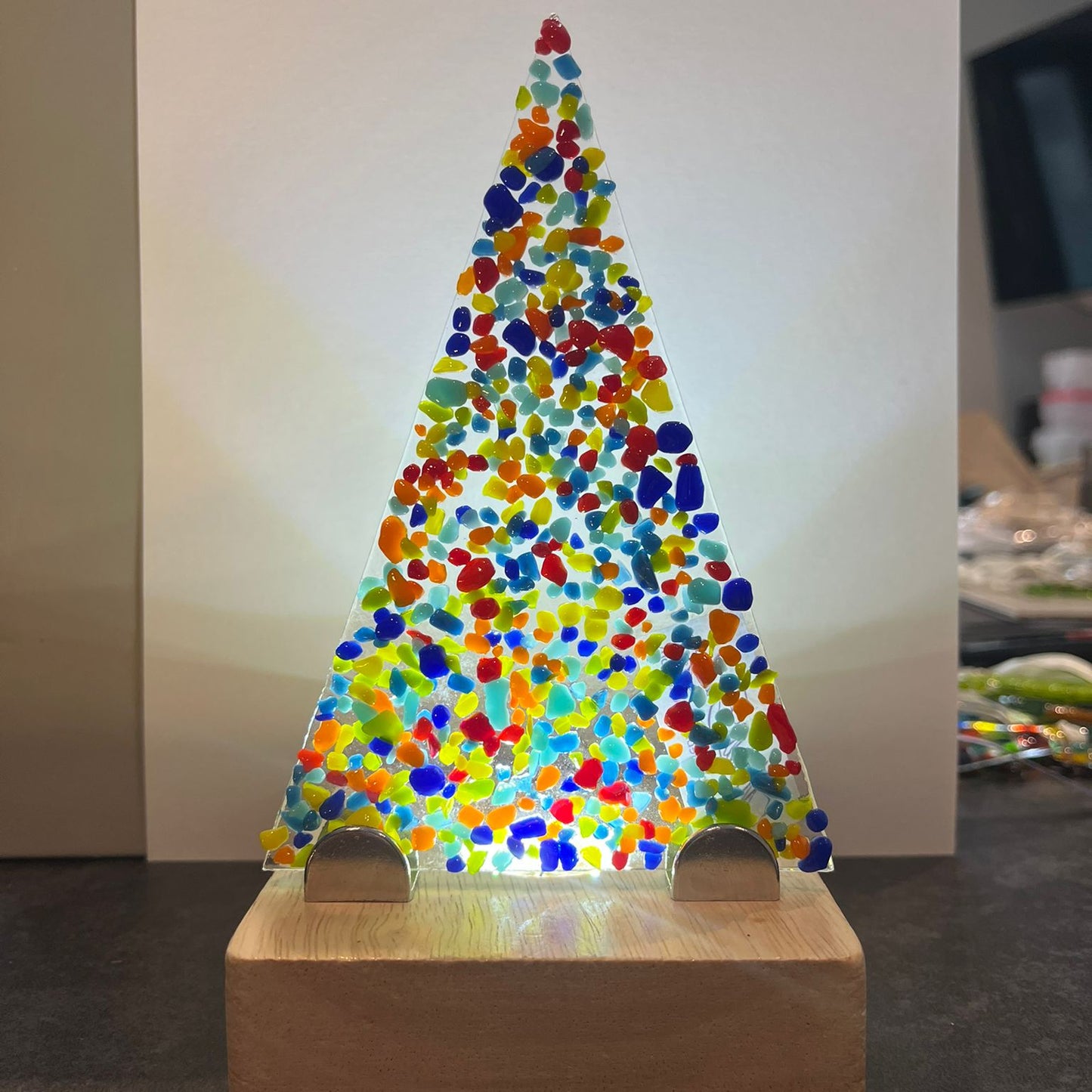 Fused Glass Christmas Decoration - Michelle Brady Studio