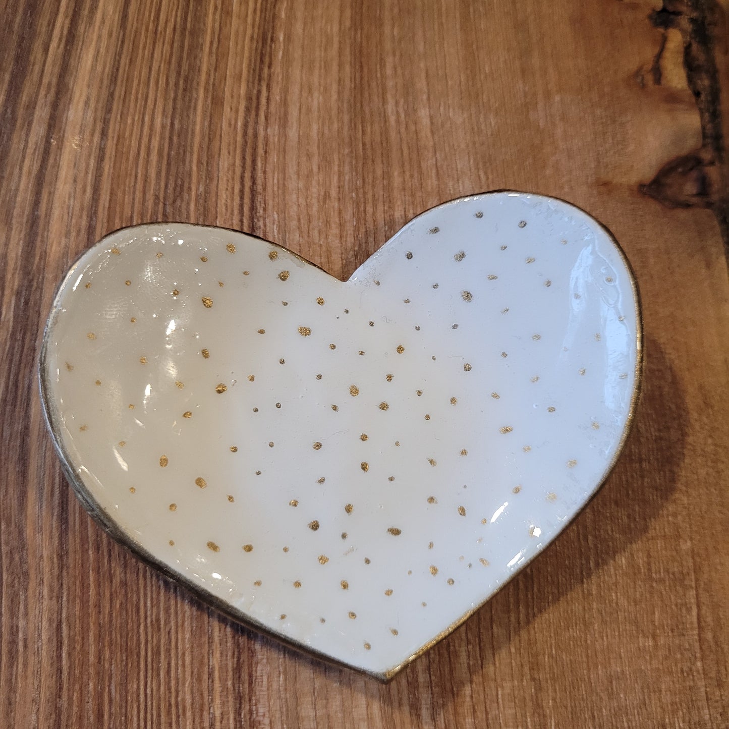 Heart trinket dish