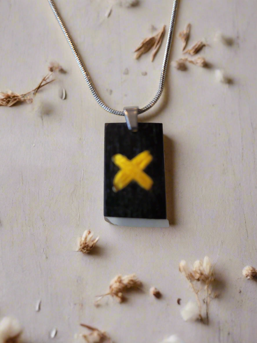 Bog Oak Pendant - Rossa Byrne