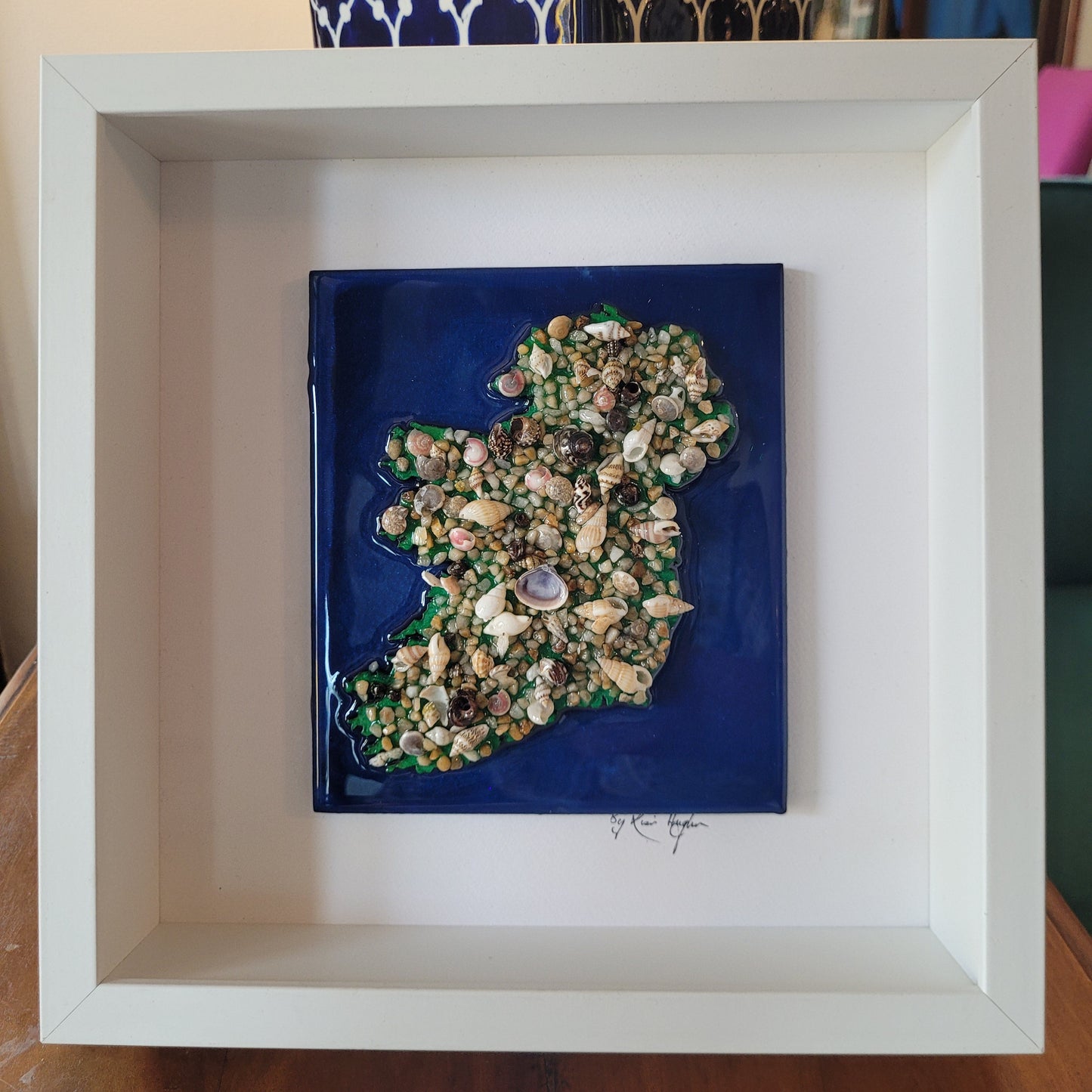 Framed Map of Ireland - Lisa Hughes