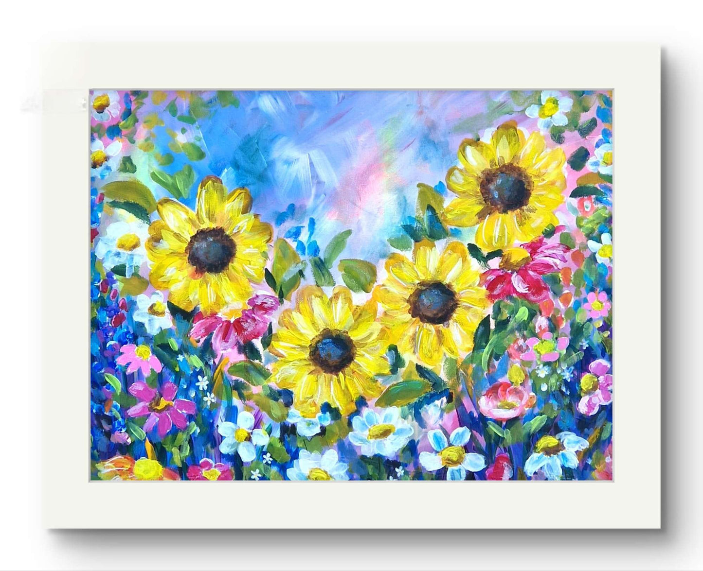 Margaret Rattigan - Collection of Art Prints Mounted 9" x 9". print size 5" x 5"