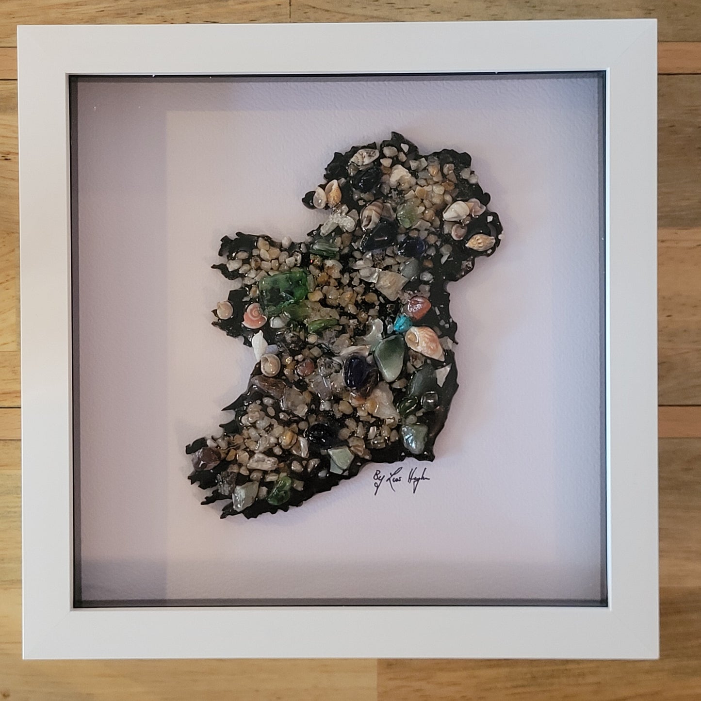 Framed Map of Ireland - Lisa Hughes