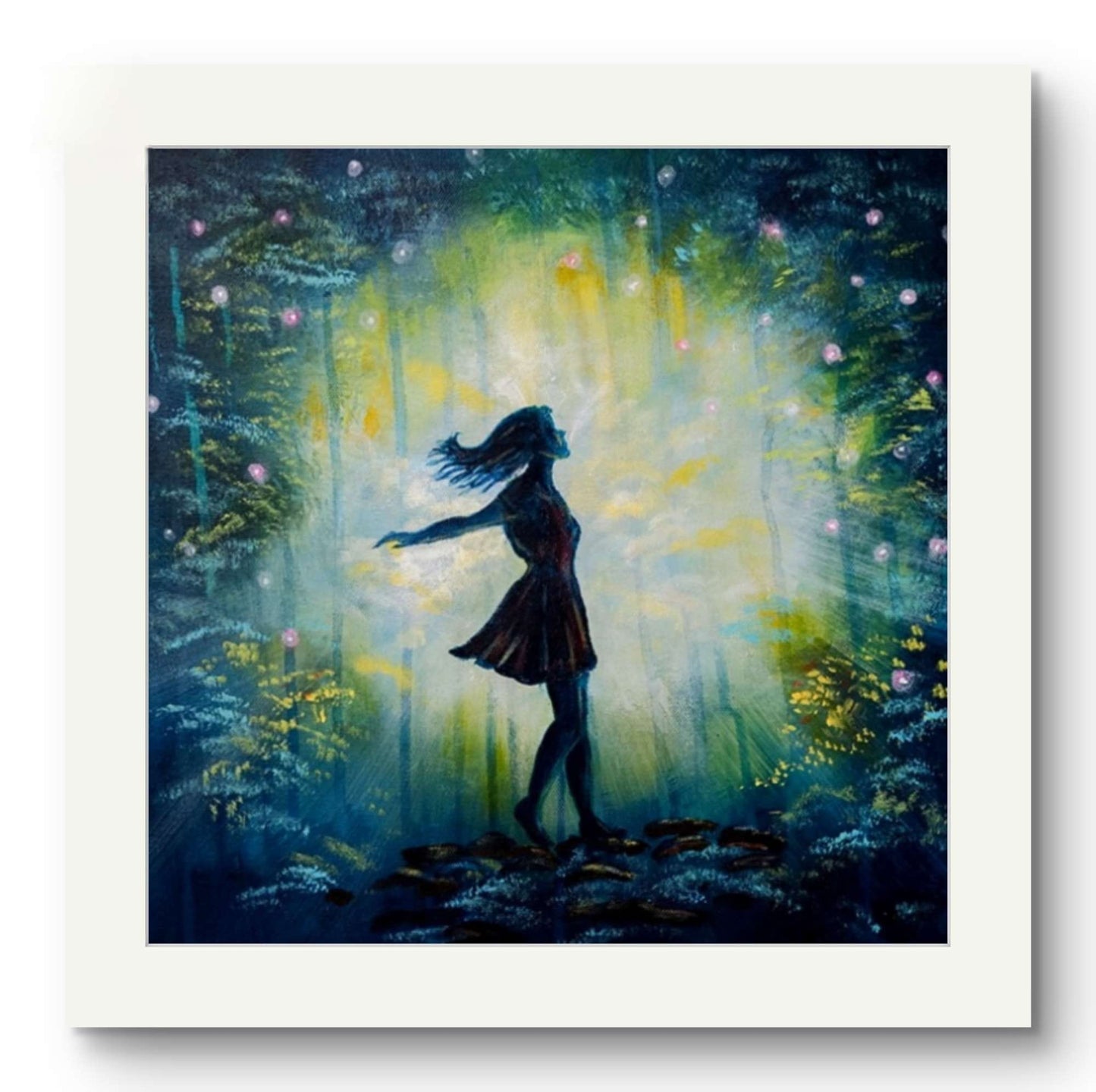 Margaret Rattigan - Collection of Art Prints Mounted 9" x 9". print size 5" x 5"