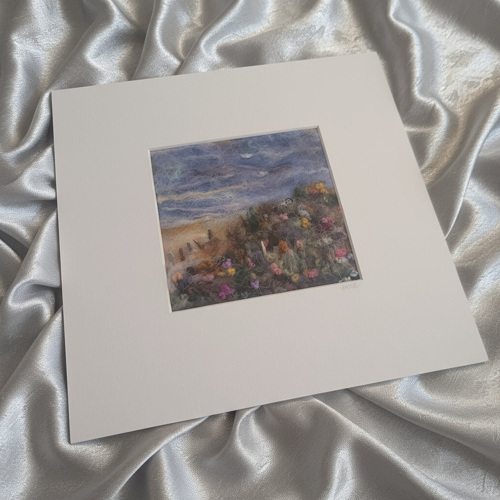 Mounted Felted Scenery - Lough Melvin Studios