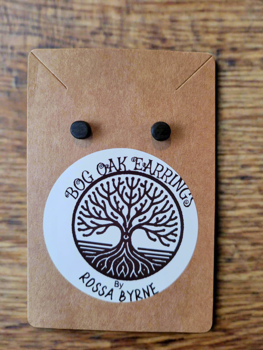 Bog Oak Earrings - Rossa Byrne