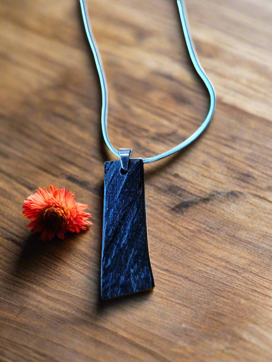 Bog Oak Pendant - Rossa Byrne