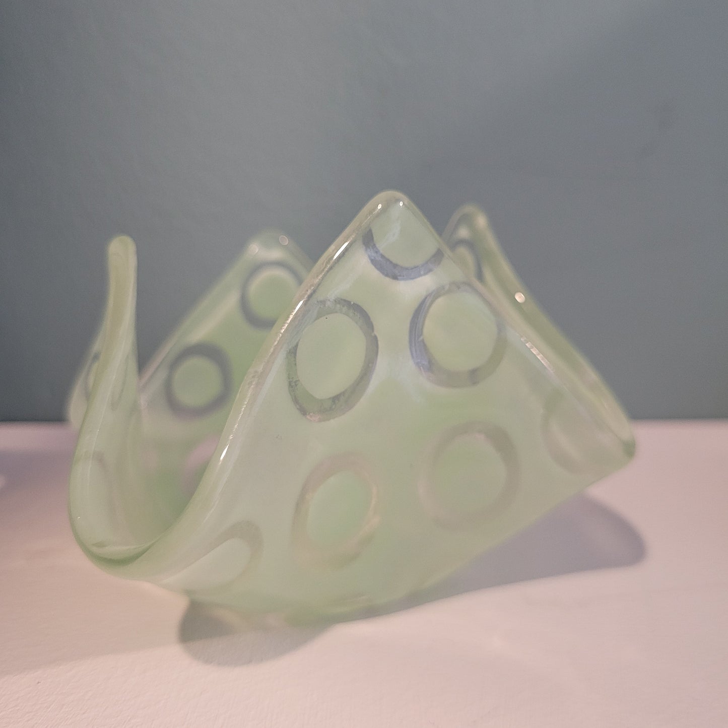 Fused Glass Candle / Trinket Holder - Michelle Brady Studio
