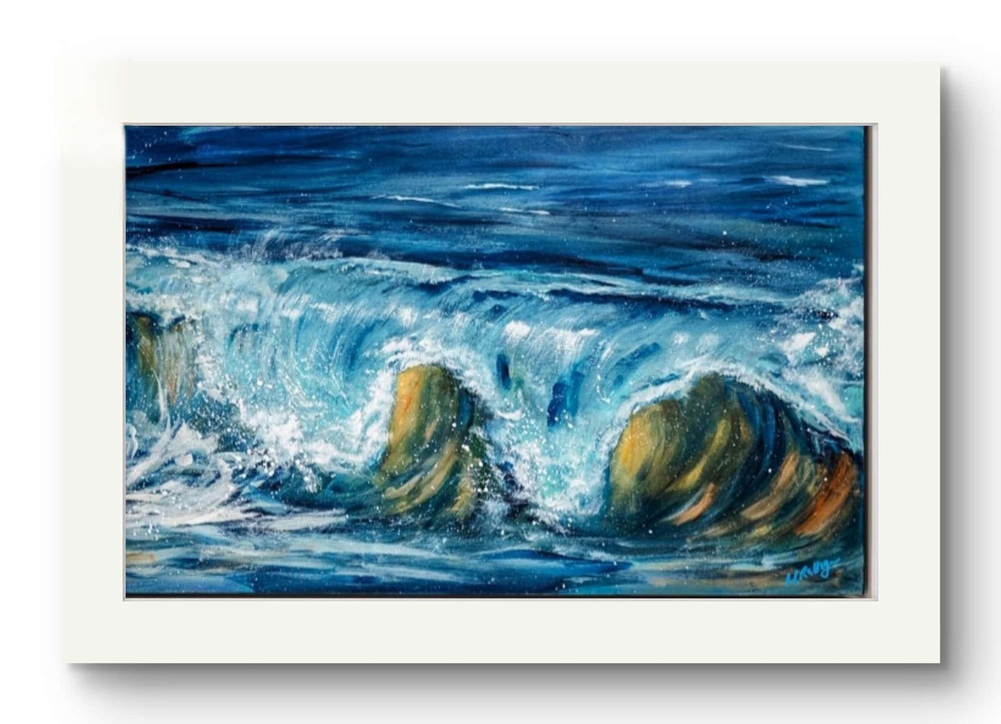 Margaret Rattigan - Collection of Art Prints Mounted 9" x 9". print size 5" x 5"