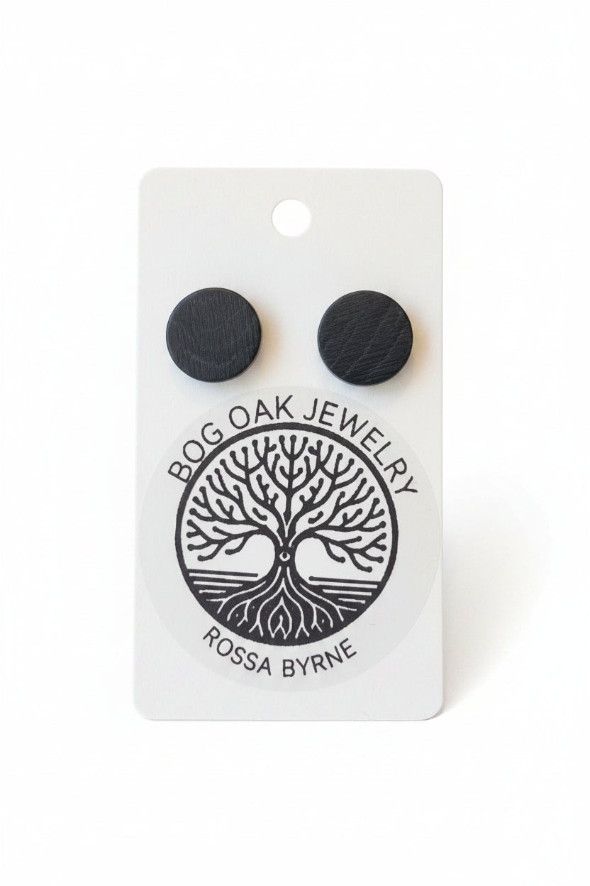 Bog Oak Earrings - Rossa Byrne