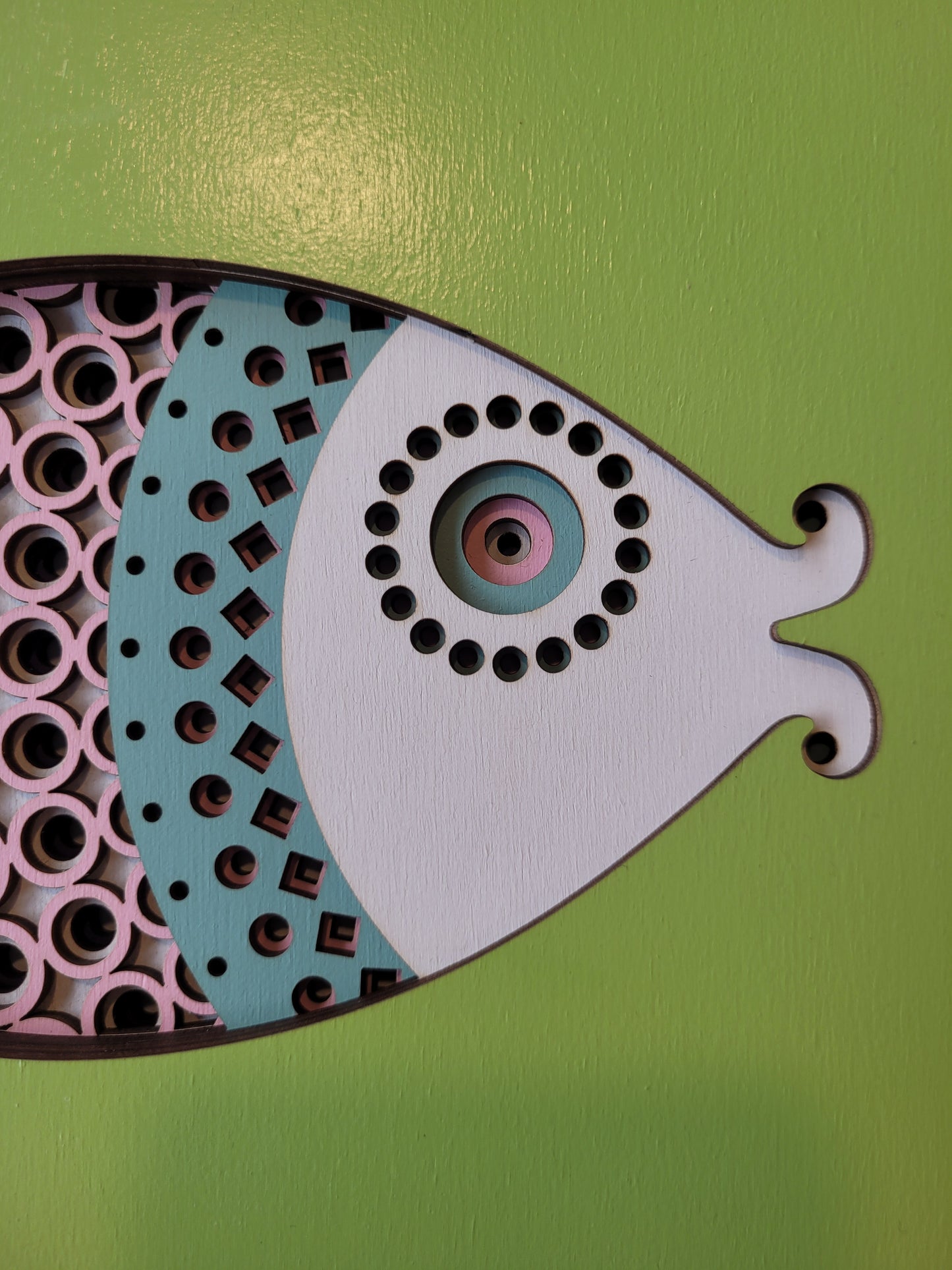 Seven2 Art - Wall Art - Samantha, geometric fish
