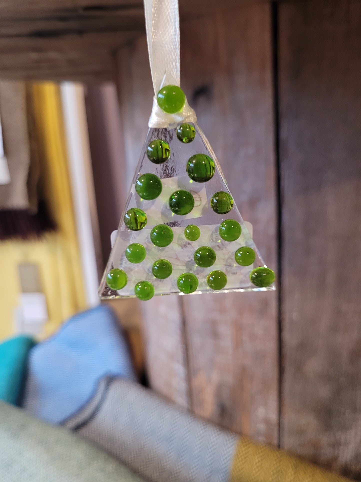 Fused Glass Christmas Tree Decorations - Michelle Brady Studio