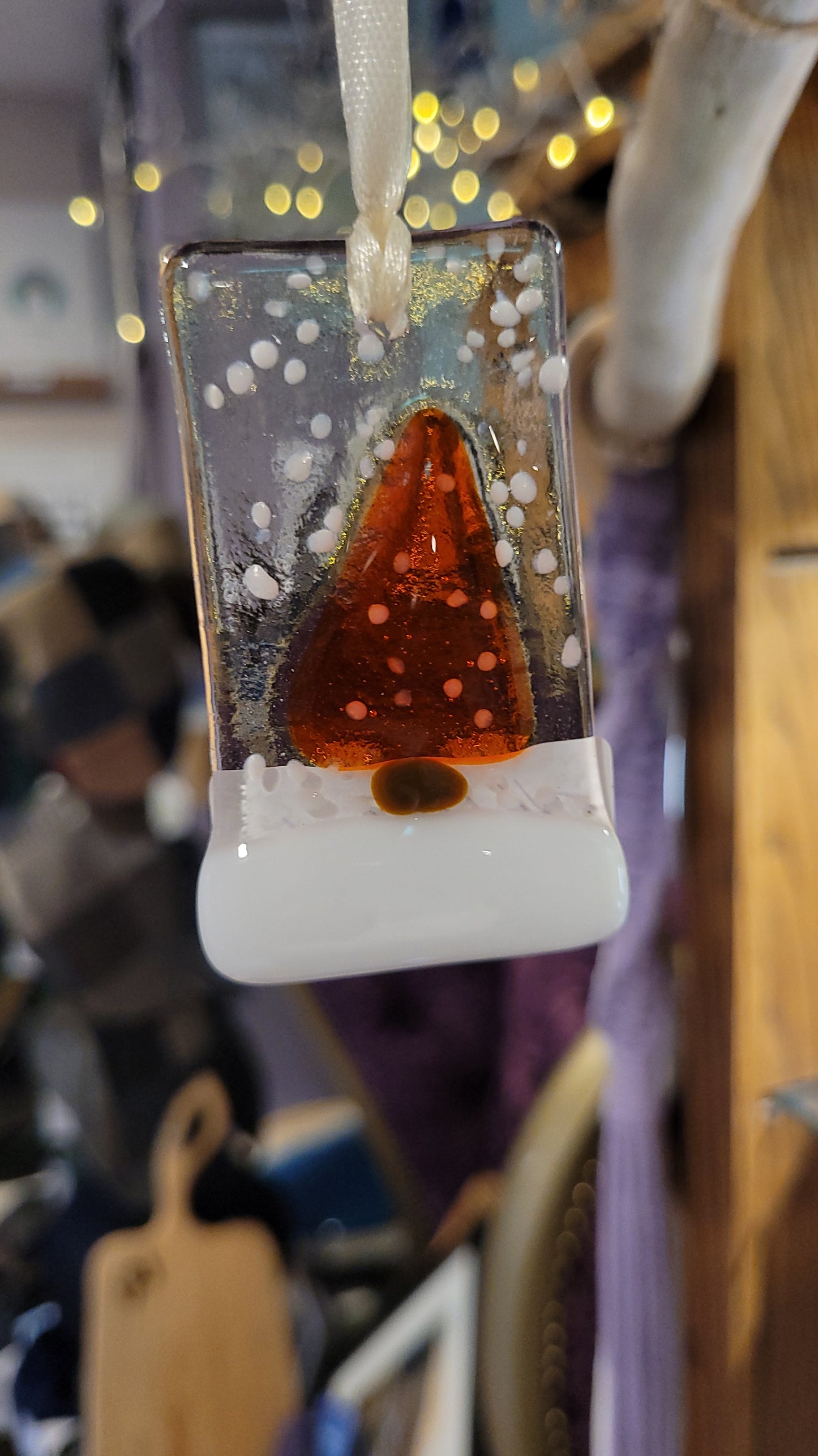 Fused Glass Christmas Tree Decorations - Michelle Brady Studio