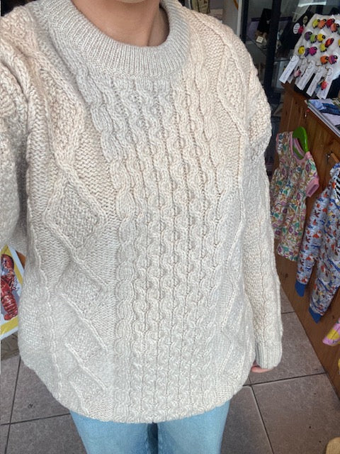 Aran Fisherman Cable Sweater