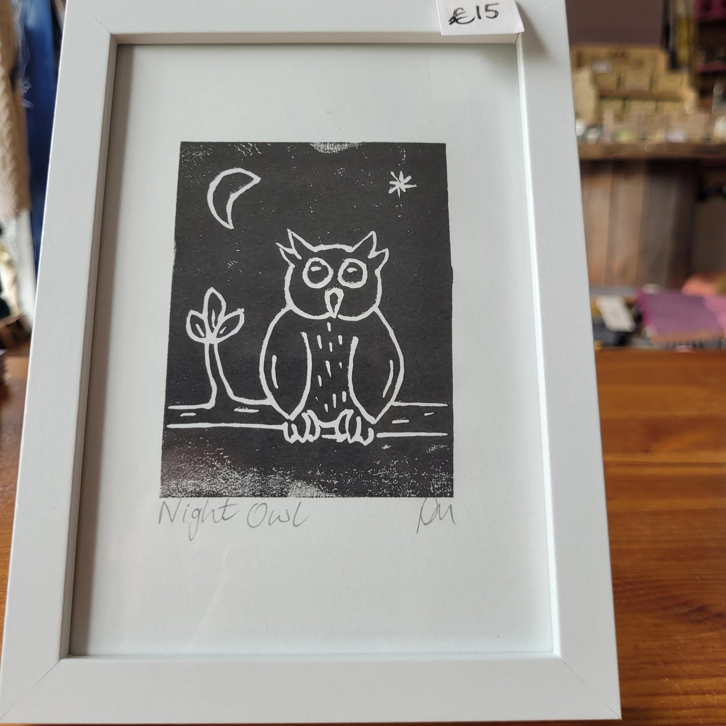 Wooden N Things - Mini Framed Original Lino Prints (8" x 6")