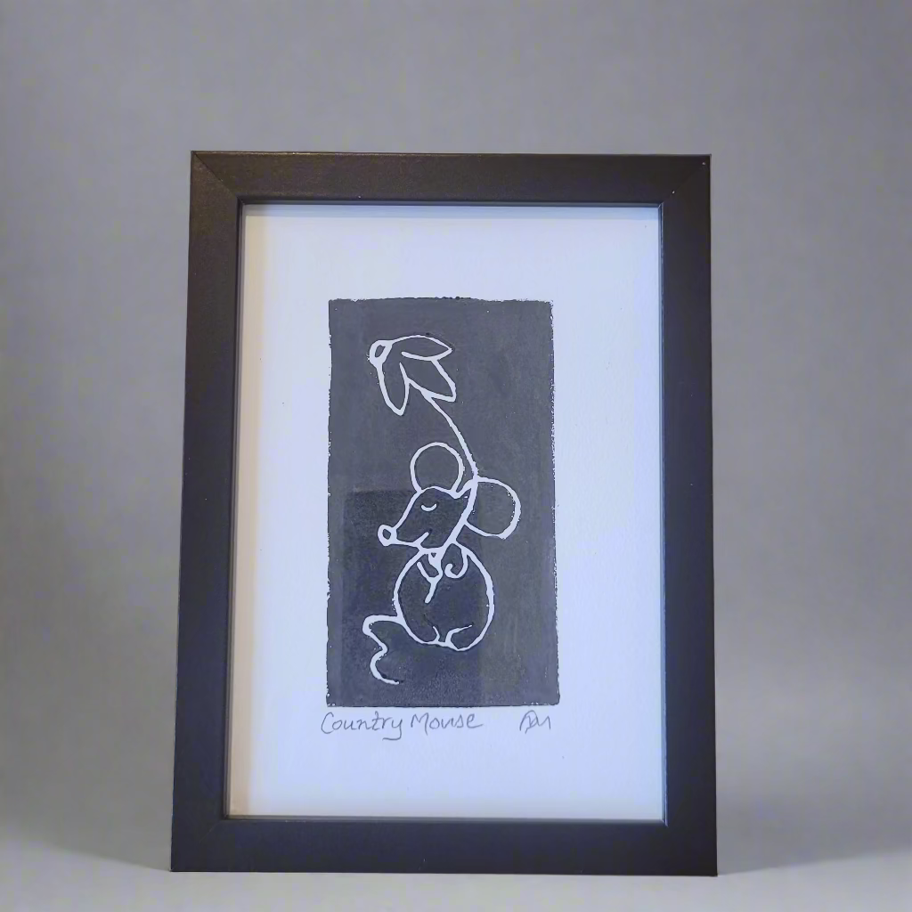 Mini Framed Lino Prints (8" x 6")