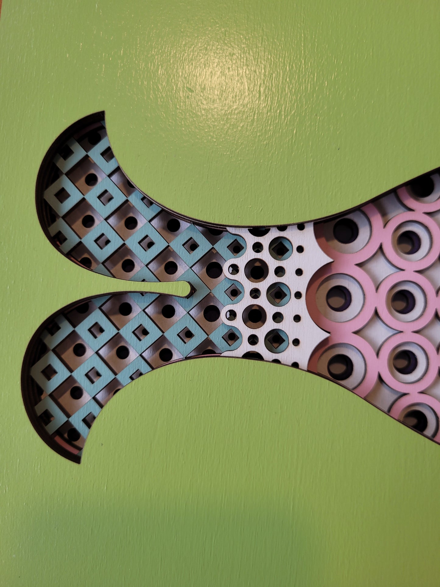Seven2 Art - Wall Art - Samantha, geometric fish