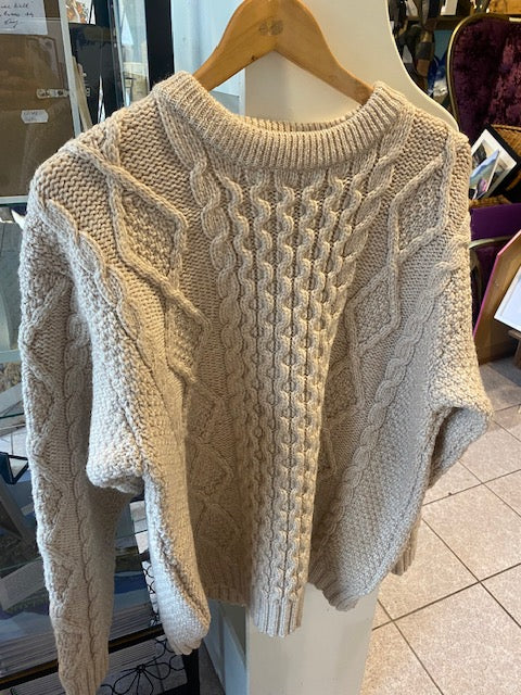 Aran Fisherman Cable Sweater