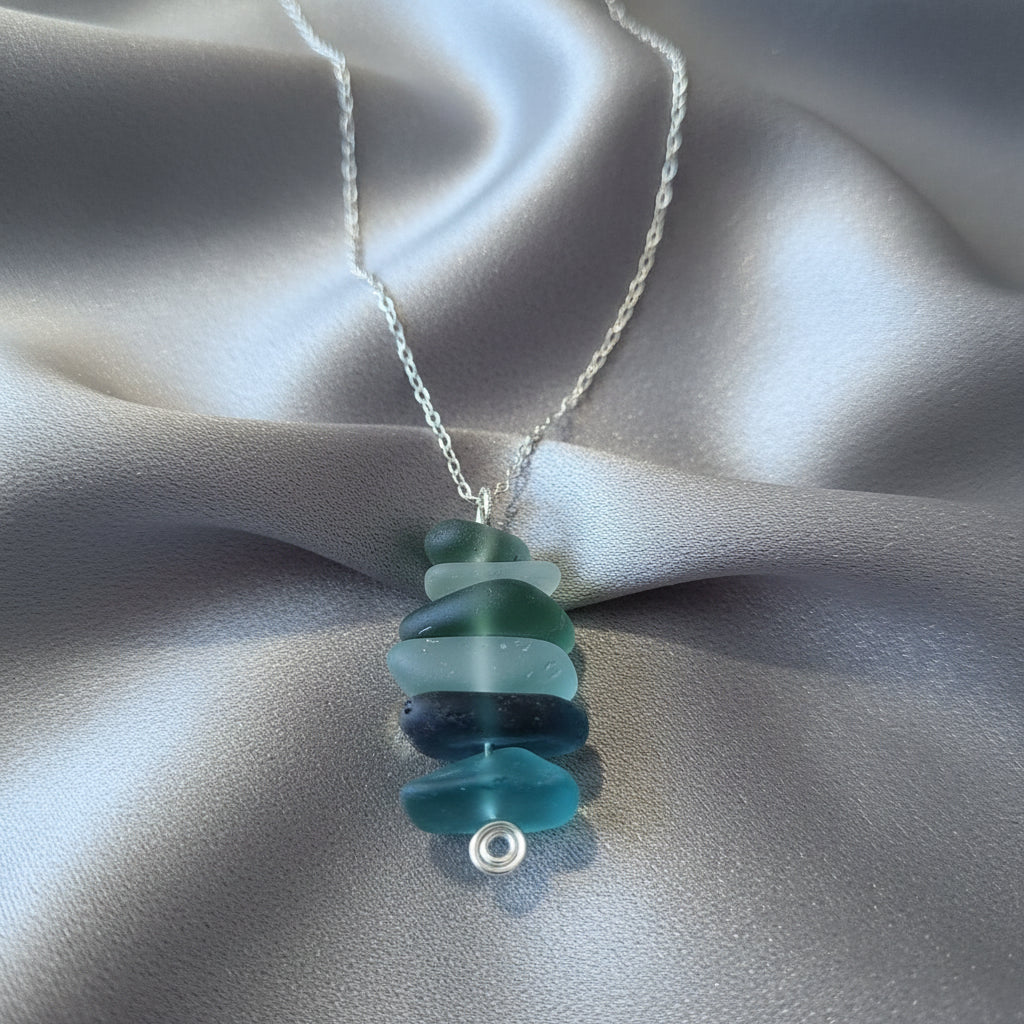 Sea Glass and Silver Jewellery - Lough Melvin Studios