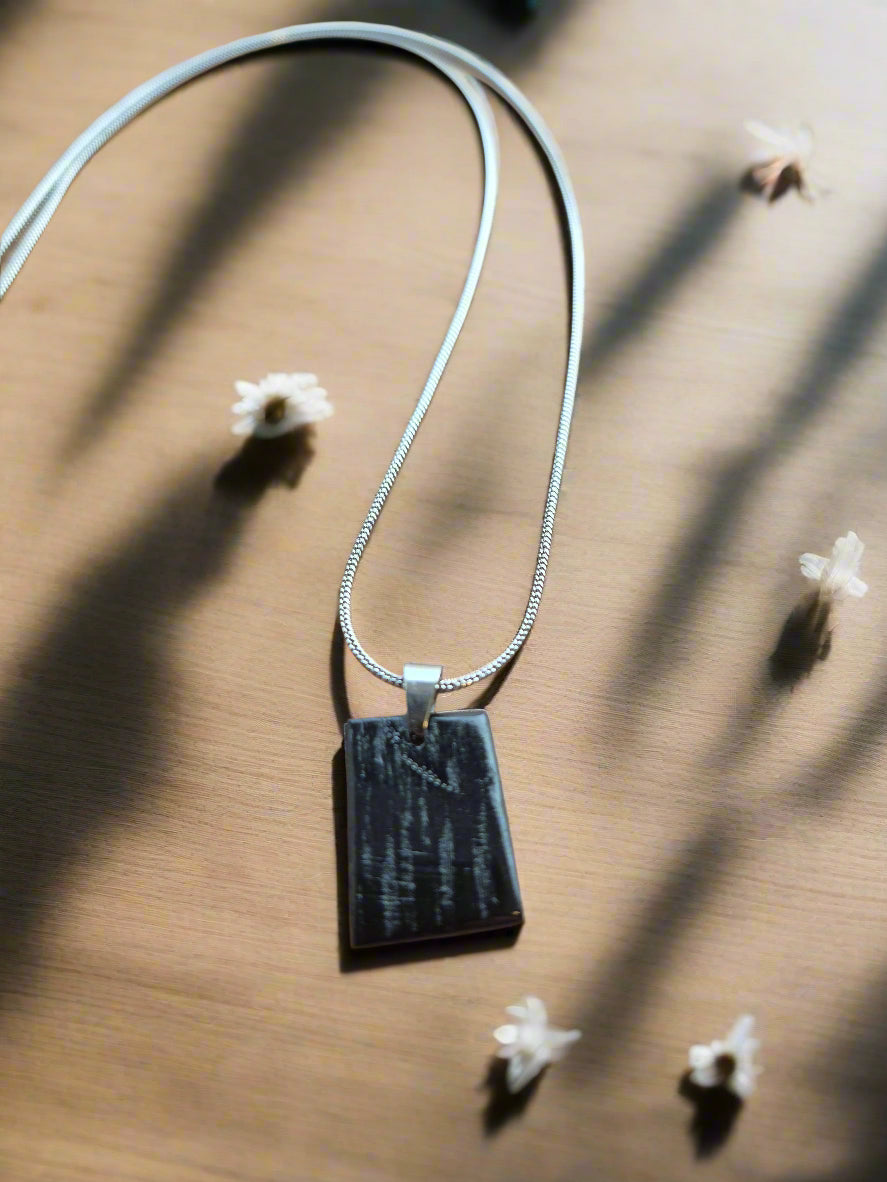 Bog Oak Pendant - Rossa Byrne