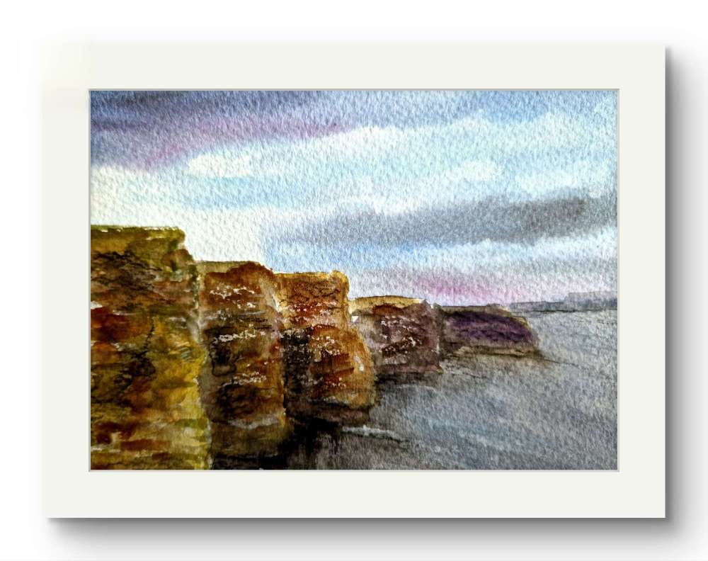 Margaret Rattigan - Collection of Art Prints Mounted 9" x 9". print size 5" x 5"