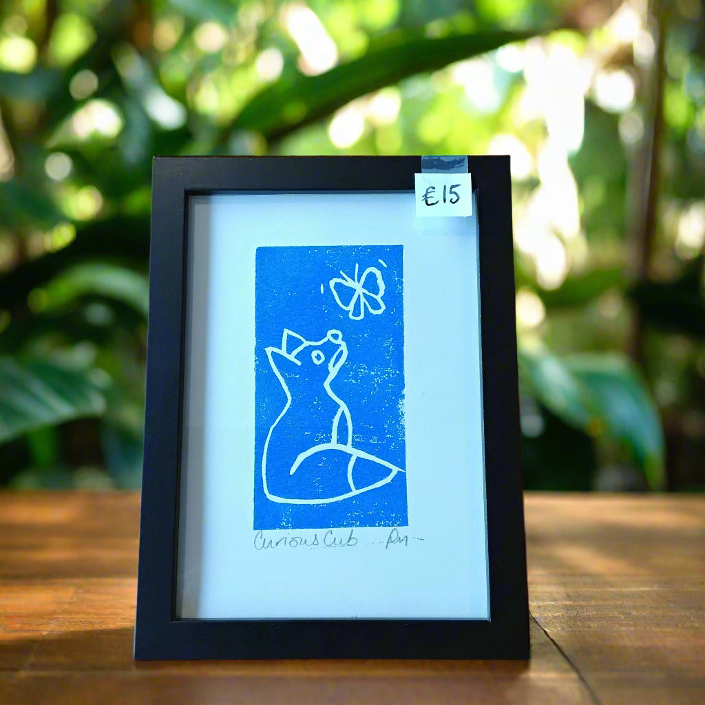 Wooden N Things - Mini Framed Original Lino Prints (8" x 6")