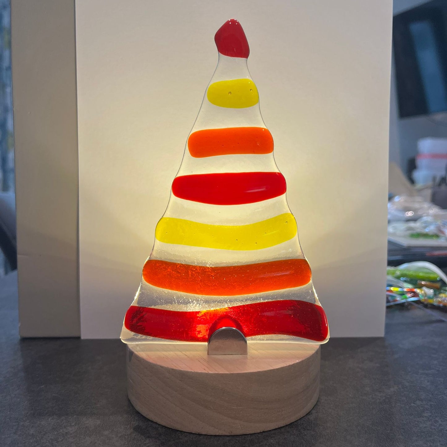 Fused Glass Christmas Decoration - Michelle Brady Studio