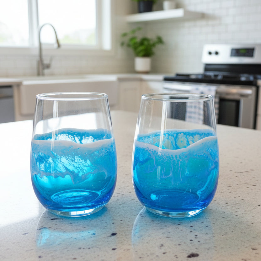 Resin Art Glassware - Lisa Hughes