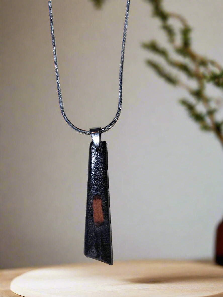 Bog Oak Pendant - Rossa Byrne