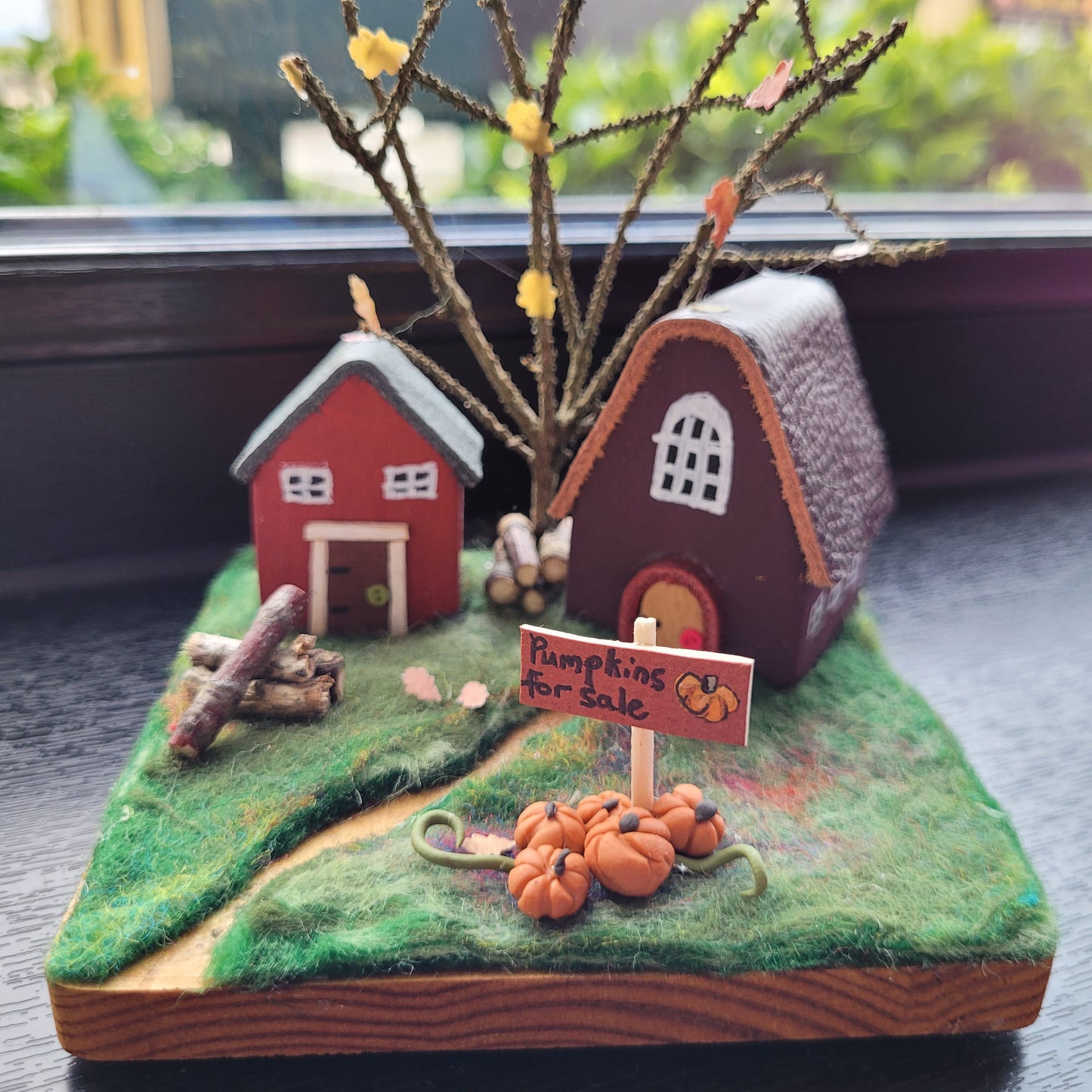 Miniature Autumn Houses - Asgard Arts