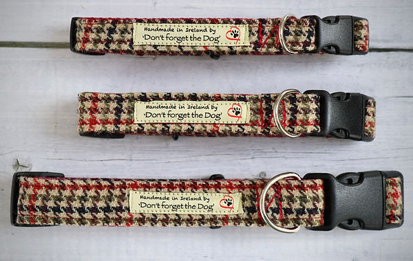 Don't forget the Dog - Tweed Dog Collar